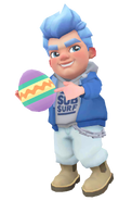 Leif holding a cute Easter Egg