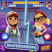 Skateboarding versus: Jake vs Tricky