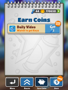 Watch the Daily Video to earn keys