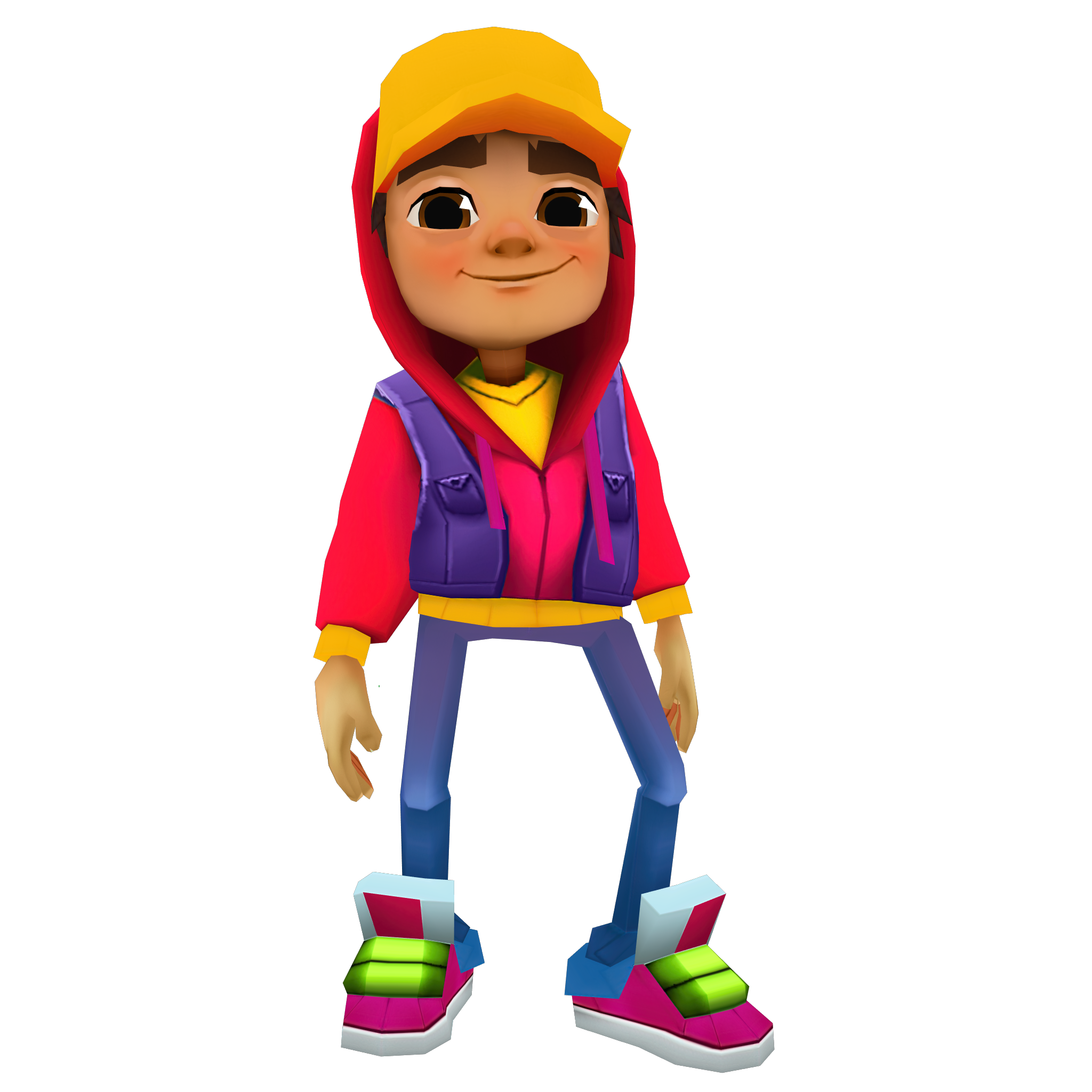New Subway Surfers Collectible 2 Mini Figures Skating Jake With