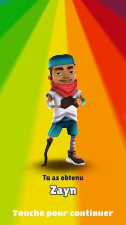 Zayn, Subway Surfers Wiki BR