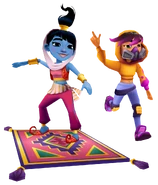 Missmaiaandamirageniewithxmasmegaboxbundlepose.png (592 KB) Miss Maia and Amira in her Genie Outfit with Xmas Mega Box Bundle pose