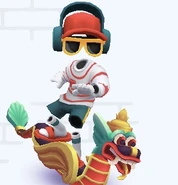 Tutti surfing on Naga