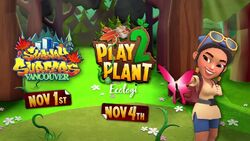 SUBWAY SURFERS VANCOUVER 2021 PLAY 2 PLANT : UNLOCKING MAPLE LEAF SUPER  JUMP 