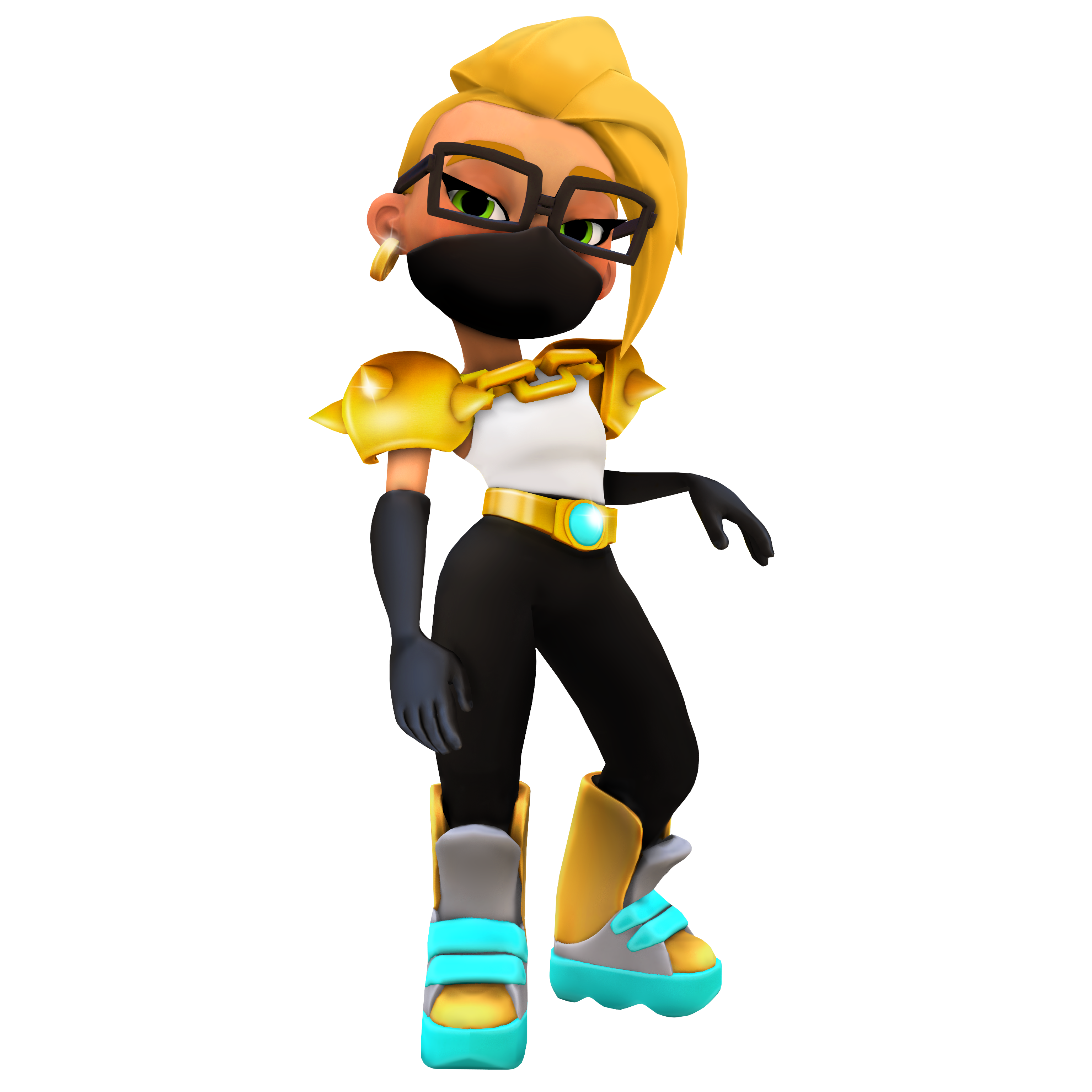 Subway Surfers on X: #CharacterSpotlight ft. Super Runner Tricky 🏃♀️💎 Power: SUPER BOOT-STERS — These signature boots allow her to outrun the competition and jump her way to the most powerful of