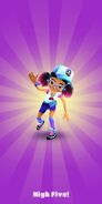Getting a Top Run with Jenny in her Pixel Outfit