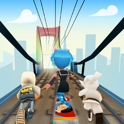 Harumi, subway Surfers, frizz, new Orleans, Subway, Mobile game, model  Sheet, mascot, superhero, wiki