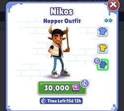 Subway Surfers YELLOW PACK  NIKOS, WAYNE, ALEX and EDISON 