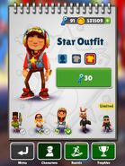 Purchasing Jake's Star Outfit