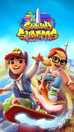 Subway Surfers Buenos Aires 2023 com Bruno e Rosa Ceibo 