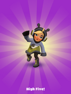 Getting a Top Run with Clementine in her Hide and Sheep Outfit