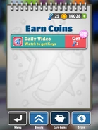 Earn keys by watching the Daily Video