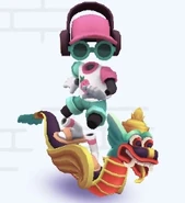 Frutti surfing on Naga