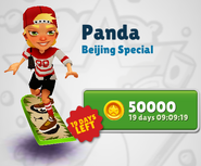 Purchasing Panda with Olivia in her Skate Outfit