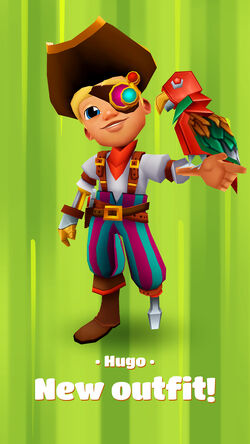 Subway Surfers World Tour 2020 Zurich - Character Hugo Pirate Outfit 