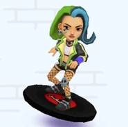 Skye surfing on Scratchy