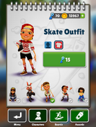 Purchasing Olivia's Skate Outfit