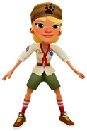 Olivia with Jay's pose