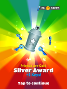 Friends are Gold - Silver Award