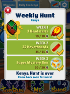 All the prizes of The Weekly Hunt