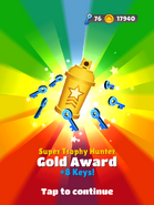 Super Trophy Hunter - Gold Award