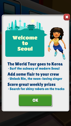 Subway Surfers, Rin Exclusive, Weekly Hunt, Seoul