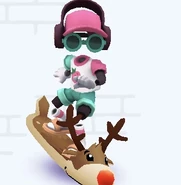 Frutti surfing on Rudy