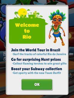 🇧🇷 Subway Surfers World Tour 2016 - Rio (Official Trailer) 