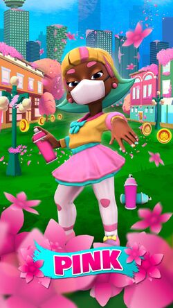 Pink (Subway Surfers), LGBT Characters Wikia