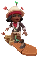 Ventura surfing on Risky Ride