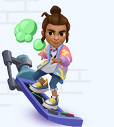 Kaleo surfing on Sci-Fly