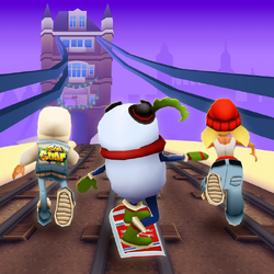 Subway Surfers Buddy the Snowman, jogos, subway surfers, png