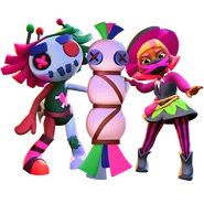 Pins and Pink in her Witchcap Outfit with Raggedy Runner