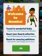 Jay welcomes the player to Mumbai