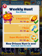 Completing the New Orleans 2014 Weekly Hunt