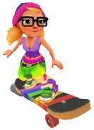 Pride Tricky surfing on Laser Flip