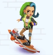 SkyeonSunnySailor.jpg (82 KB) Skye surfing on Sunny Sailor
