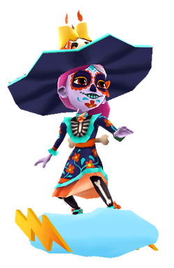 Subway Surfers - #ShopUpdate Team up with this bone-chilling crew. 💀 Dash  through Mexico with Eddy, Scarlett, Scarlett's Catrina outfit, and Manny,  as well as Manny's Mariachi outfit! The Halloween Crew is