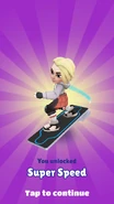 Unlocking Future Wave Super Speed upgrade with Catrine