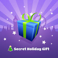 A secret holiday gift