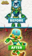 Before & After of Tankbot
