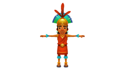 SUBWAY SURFERS CARLOS TRAJE INCA 