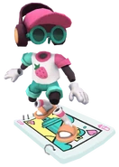 Frutti surfing on Queen of Hearts