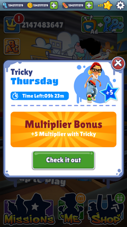 subway surfers all sorses -  Multiplier