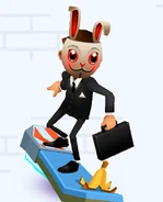 Frank surfing on Galactic Peel