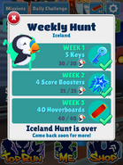 All the prizes of the Weekly Hunt