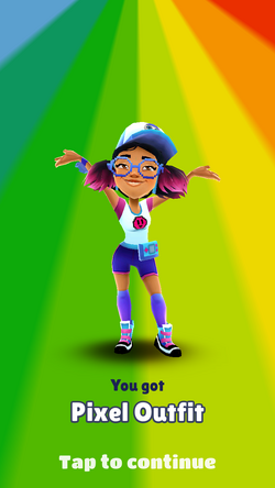 Jeny Pixel Outfit Và Ván Trượt Sunset - Subway Surfers Venice