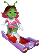 Alba surfing on Cruiser