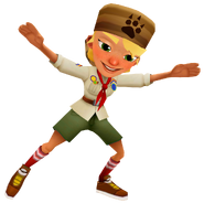 Olivia with Nick's pose