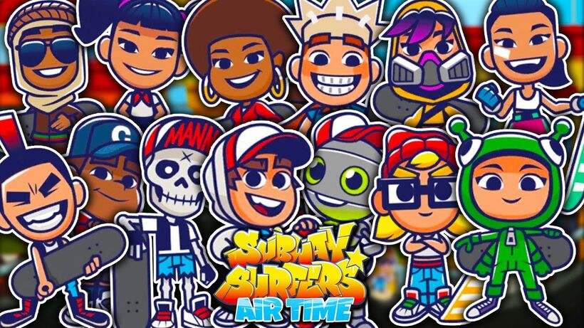 SubwaySurfersAirTimeCharacters